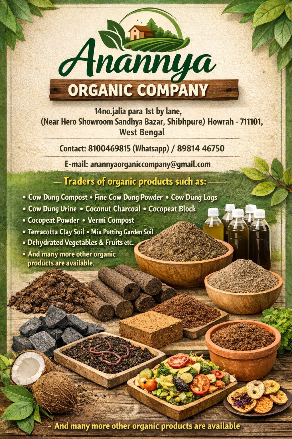 Anannya Organic Company — Premium Eco-Friendly Products